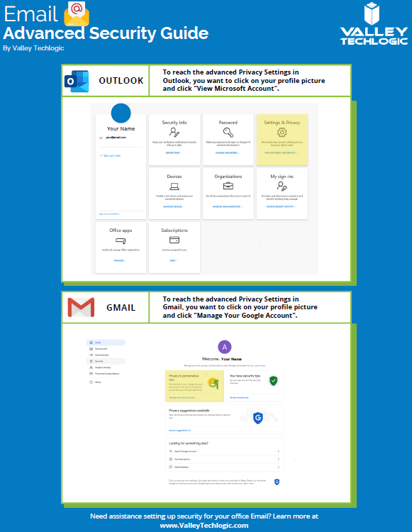 Email Security Guide for Gmail and Outlook
